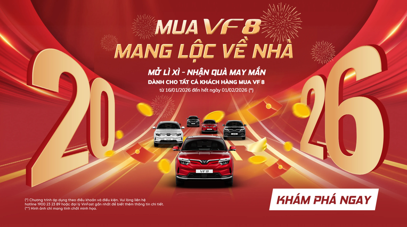 VF8 MANG LỘC VỀ NHÀ