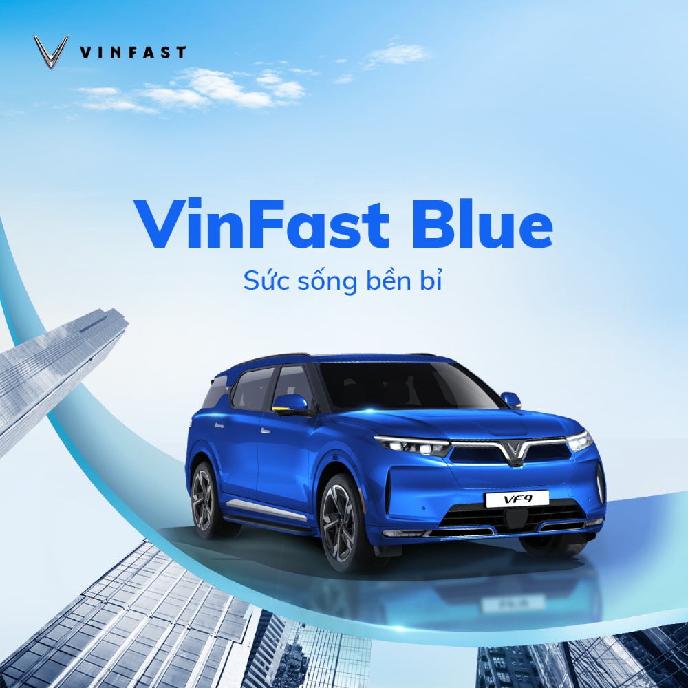 VinFast VF 9 Blue phù hợp với những khách hàng ưa thích sự sáng tạo và linh hoạt